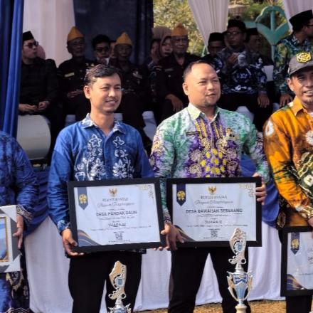 DESA BAWAHAN SEBERANG SUKSES RAIH JUARA 2 LOMBA DESA TINGKAT KABUPATEN BANJAR